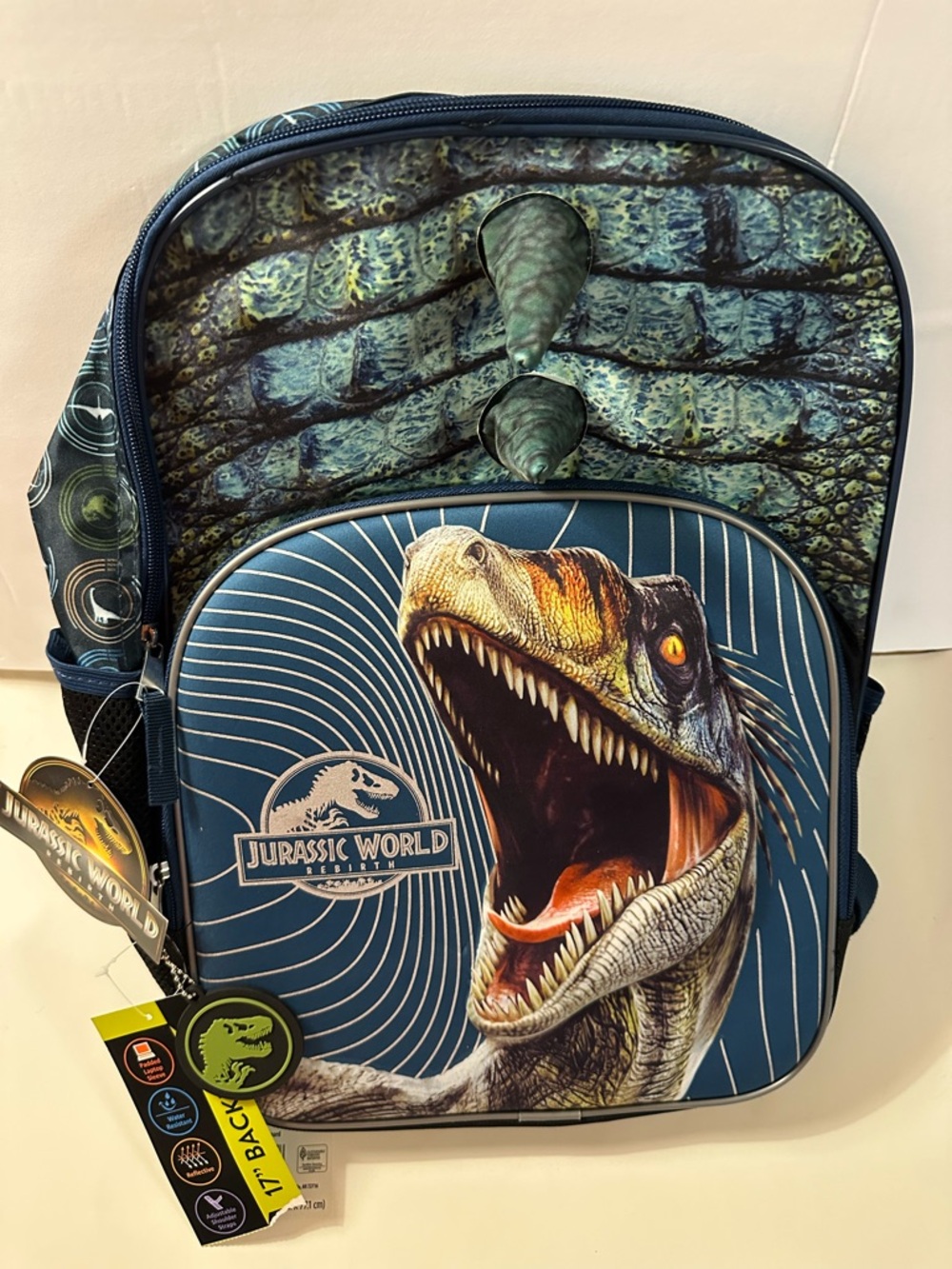 Jurassic World Dinosaur Backpack - Blue/Green